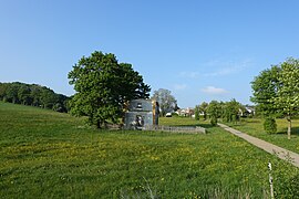 Blick vom Wasserwerk in Richtung Stadt (Mai 2018)