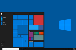 Windows 10 met Start menu