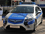 Ein Ampera auf der IAA 2011 als Polizei-Einsatzfahrzeug