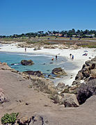 Beach access near golf links at Pebble Beach