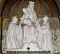 One of several statues of Mary inside the basilica.