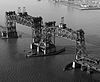 The Newark Bay Bridge in 1979