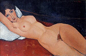 Liegender Frauenakt (Nu couché) (Amedeo Modigliani)