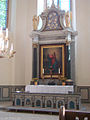 Altar mit Altarschranken