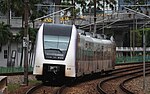 KLIA Exspres Siemens ET425M EMU Train at Bandar Tasik Selatan Station