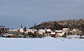 Lich Ober-Bessingen (Hesse), panorama wiew, winter. Januar 2010.