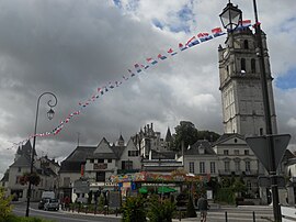 St. Antoine Tower with the Château de Loches in the background