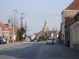 De Sint-Maartenskerk in Loberge