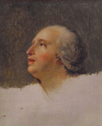 Sketch of Prieur de la Marne’s face