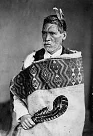 Elizabeth Pulman's portrait of Rewi Manga Maniapoto (1879)