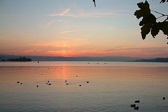 Sonnenuntergang in Rapperswil