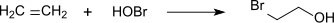 Herstellung von 2-Bromethanol aus Ethen und hyprobromiger Säure