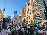 28 Ekim'de Toronto'da Filistin yanlısı protestolar