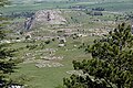 Büyükkaya von Süden, im Vordergrund Tempelviertel und Büyükkale