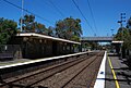 Westbound view from Platform 2, January 2009