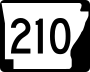 Highway 210 marker