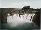 Photochrom of Shoshone Falls ca. 1898