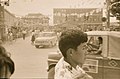 Ishinomaki Station front street in 1955 (石巻駅前、昭和30年) by Yasuhiko Ito.jpg