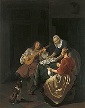 Jacob Ochtervelt, Oyster Eaters, c.1665-1669, Thyssen-Bornemisza Museum