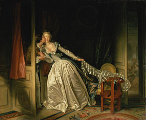 Ροκοκό: Το κλεμμένο φιλί του Jean-Honoré Fragonard (περ. 1780)