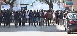 Protesters Nairobi, the capital