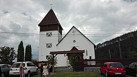 Catholic church in Gălăuțaș village