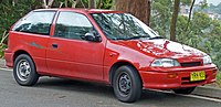 Suzuki Swift Cino 3-door hatchback (first facelift, Australia)