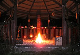 Mazovian temple, NPC during the celebration of the dziady in 2009