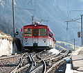 A Rigi Bahnen cogwheel train up to Rigi