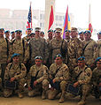 Armenische und amerikanische Soldaten im Irak 2008