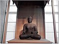 Seated Buddha, early 10th century. Cast iron, h. 150 cm. National Museum of Korea.