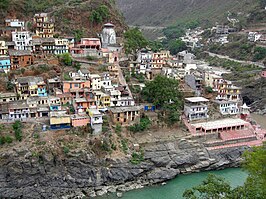 Zicht op Devprayag