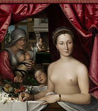 Dame au bain, 1571, (National Gallery of Art)