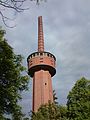 Wasserturm mit Schornstein der Heilstätten Grabowsee.
