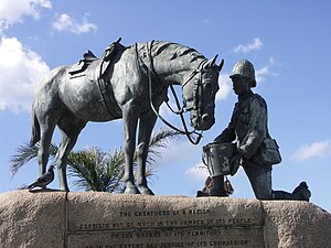 Paardenmonument in Port Elizabeth