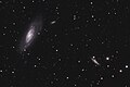 M106, NGC 4248 und NGC 4217