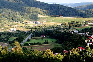 Blick auf den Staudamm