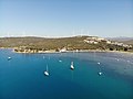 Aerial view of the Sığacık Bay