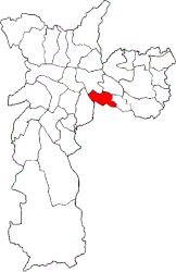 Subprefettura di Vila Prudente – Mappa