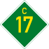 C17 road shield}}