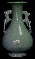 A Longquan celadon vase from the Song dynasty