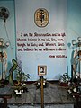 Tomb of a past bishop in the sacristy