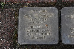 Stolperstein Antonie Marcus