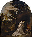 Der hl. Bruno betet in La Torre Calabria, 1626-32, Öl auf Leinwand, 337 × 297,5 cm, Prado, Madrid