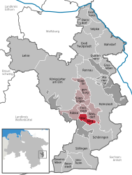 Warberg – Mappa