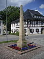 Ganzmeilensäule (1723) am Markt