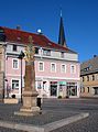 Postmeilensäule Wilsdruff, Markt