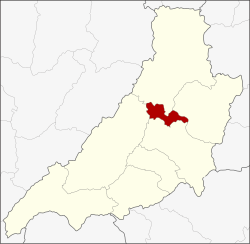 District location in Phrae province