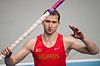 Andrei Krauchanka in the pole vault