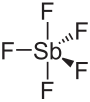 Struktur von Antimon(V)-fluorid